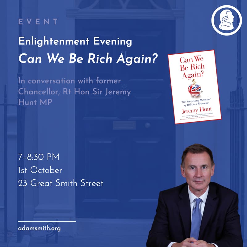 Cover Image for Enlightenment Evening: Can We Be Rich Again?