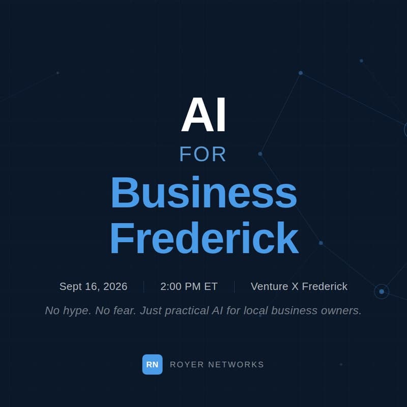 Cover Image for AI for Business Frederick
