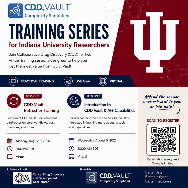 Cover Image for CDD Vault Training Series for Indiana University Researchers