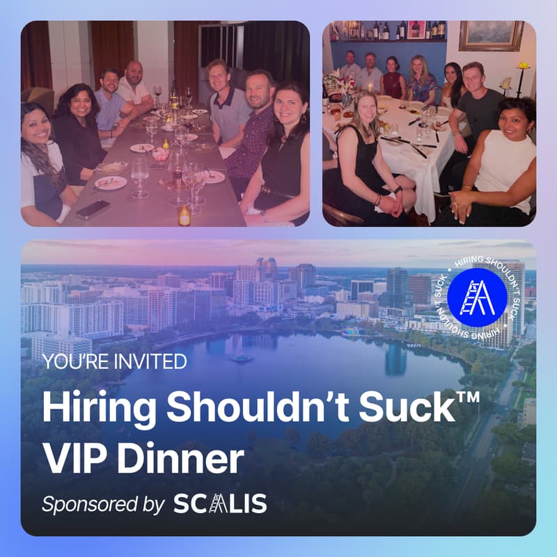 Cover Image for Hiring Shouldn't Suck™ Dinner at Kaya (Orlando - 6/25/26)