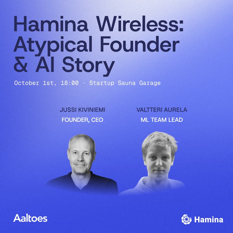 Cover Image for Hamina Wireless: Atypical Founder & AI Story