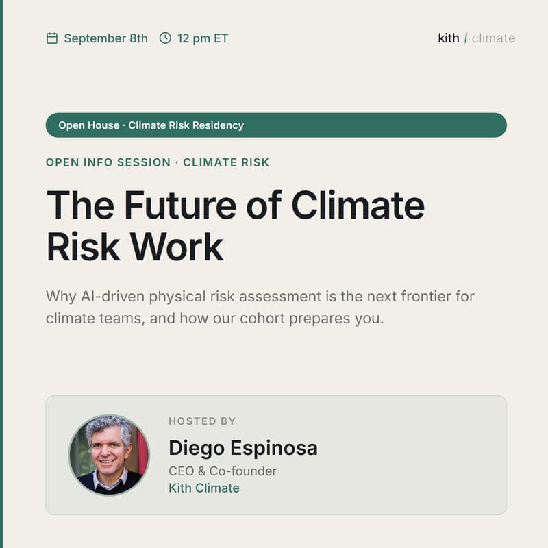 Cover Image for The Future of Climate Risk Work