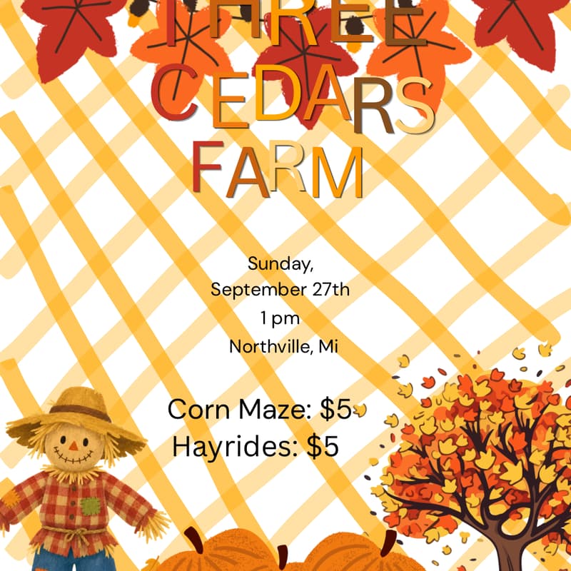 Cover Image for 🍂The Waiting Room Detroit: Fall Meetup at Three Cedars Farm