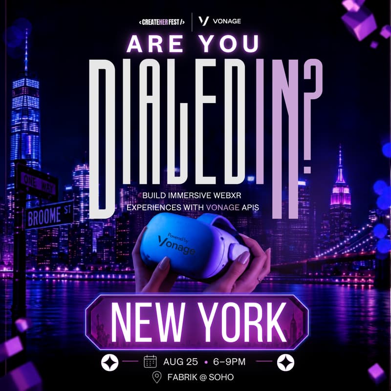 Cover Image for DialedIn N.Y.C. | A CreateHER Fest Tech Series
