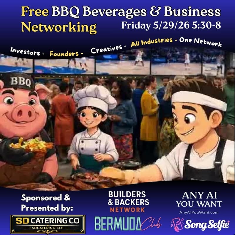 Cover Image for Free BBQ, Beverages, & Biz Networking @ Bermuda Club