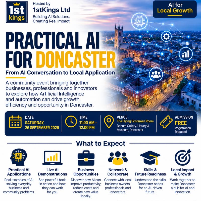 Cover Image for Practical AI for Doncaster: From AI Conversation to Local Application