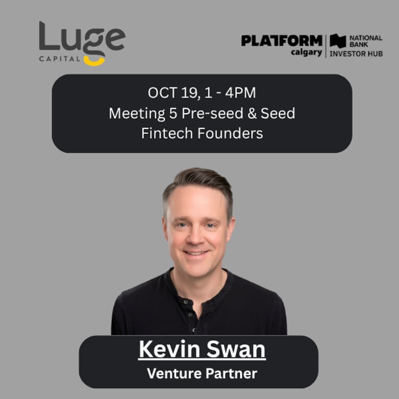 Cover Image for Platform Calgary x Luge Capital : Investor Office Hours