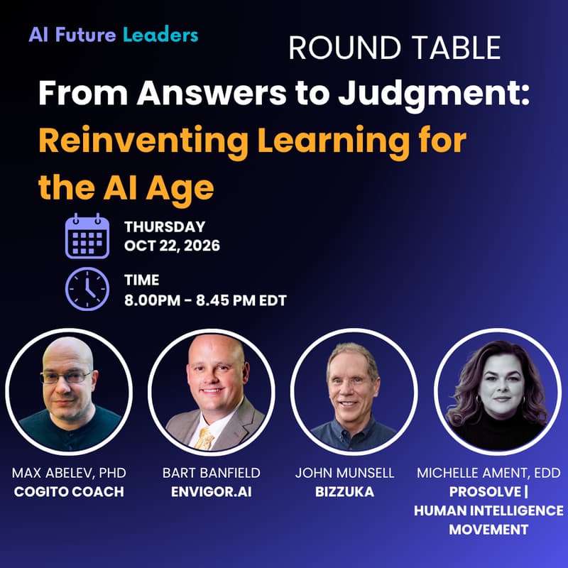 Cover Image for From Answers to Judgment: Reinventing Learning for the AI Age