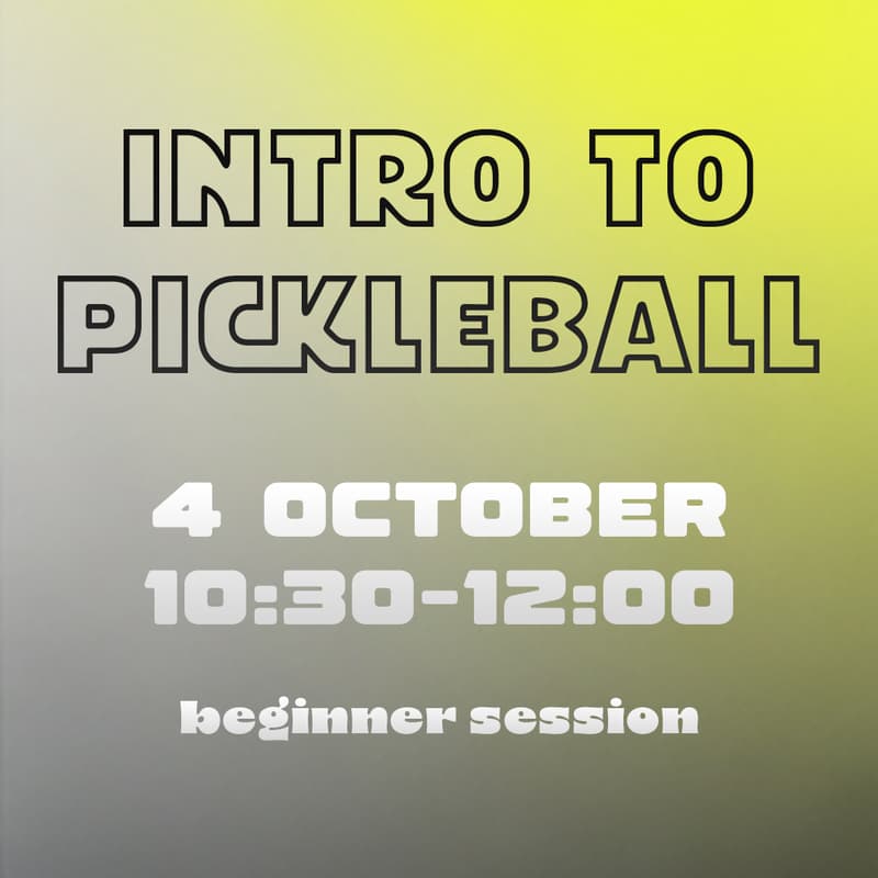 Cover Image for Intro to Pickleball