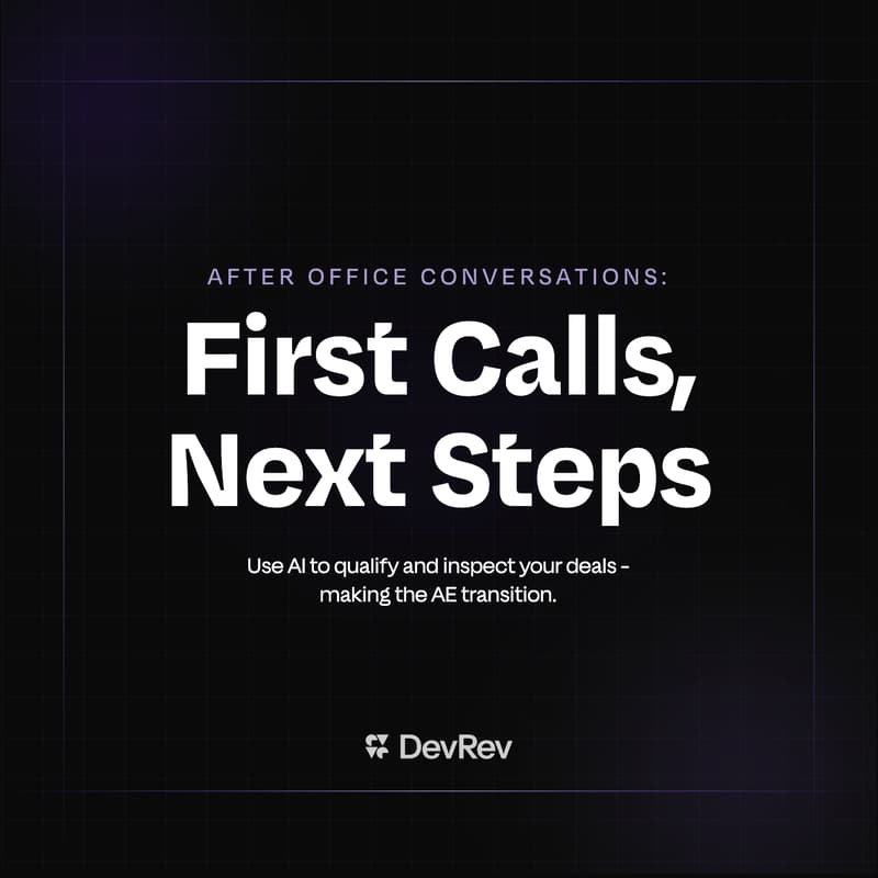 Cover Image for After Office Conversations: First Calls, Next Steps