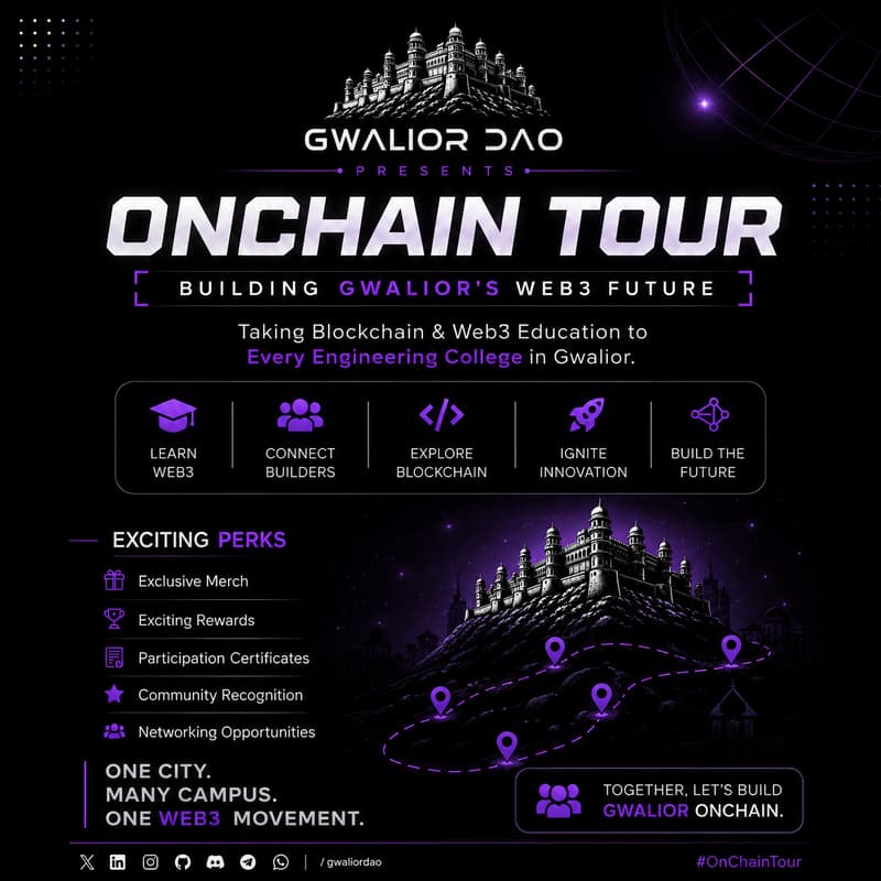 Cover Image for Gwalior OnChain Tour