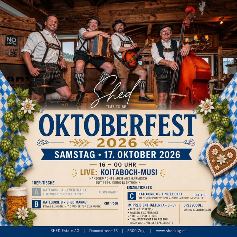 Titelbild für SHED Oktoberfest 2026
