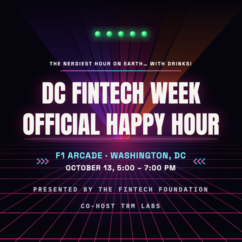 Cover Image for DC Fintech Week Official Happy Hour