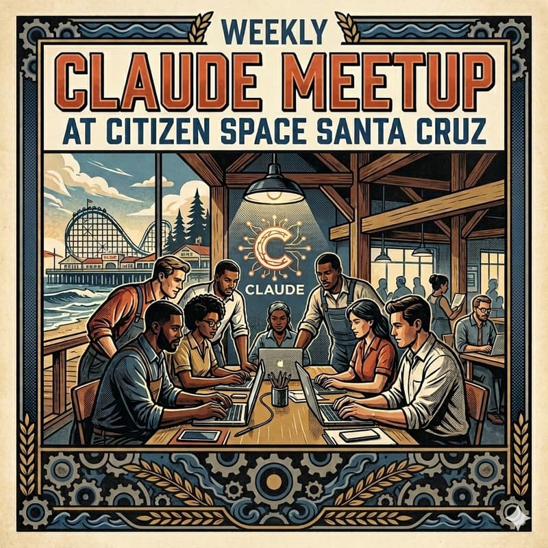 Cover Image for Claude Santa Cruz — Weekly Meetup
