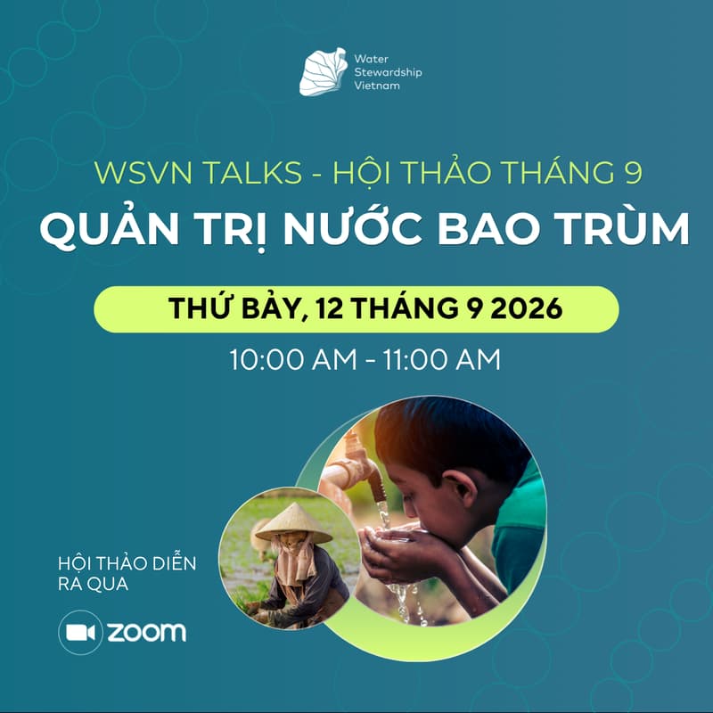 Cover Image for Hội Thảo: Quản Trị Nước Bao Trùm