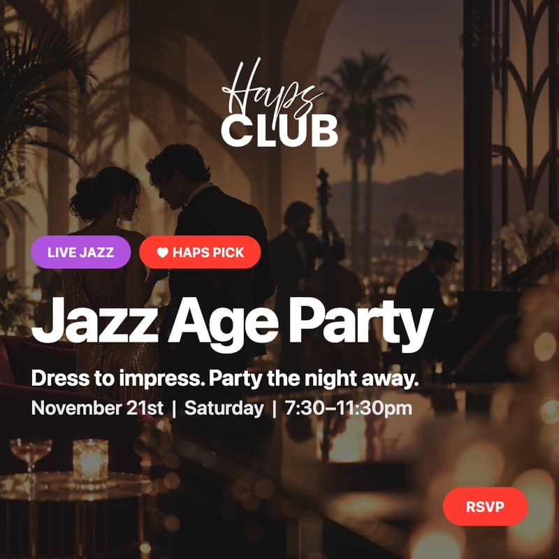 Cover Image for Haps Club Jazz Age Party