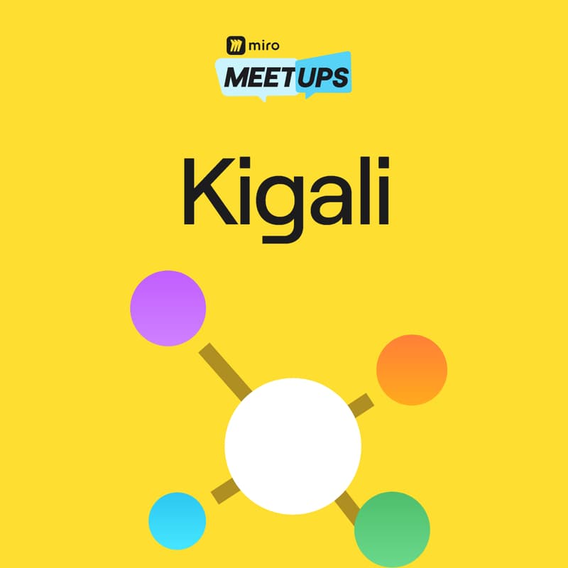 Cover Image for Miro Meetup Kigali #2 — Solving Real Problems with Visual Collaboration