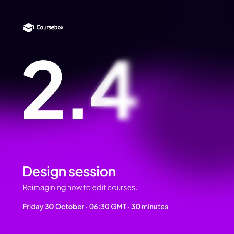 Cover Image for Design session: Reimagining how to edit courses