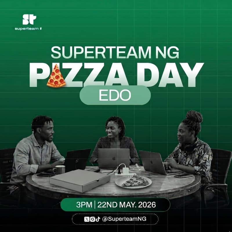 Cover Image for Bitcoin Pizza Day By Superteam NG Edo