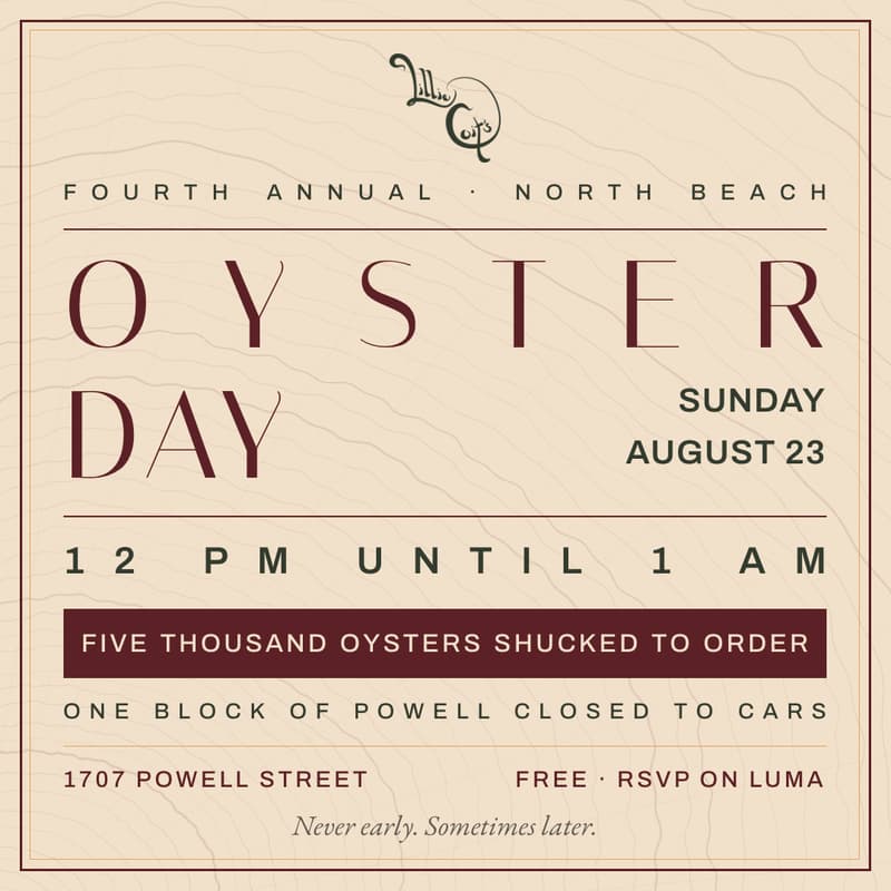 Cover Image for Lillie Coit's presents the 4th Annual Oyster Day