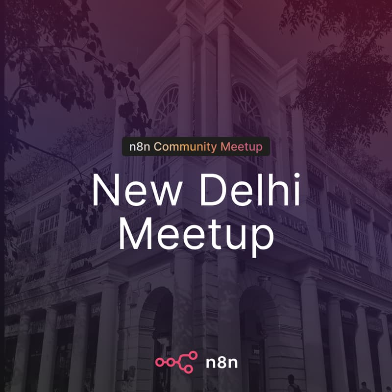 Cover Image for n8n Meetup New Delhi