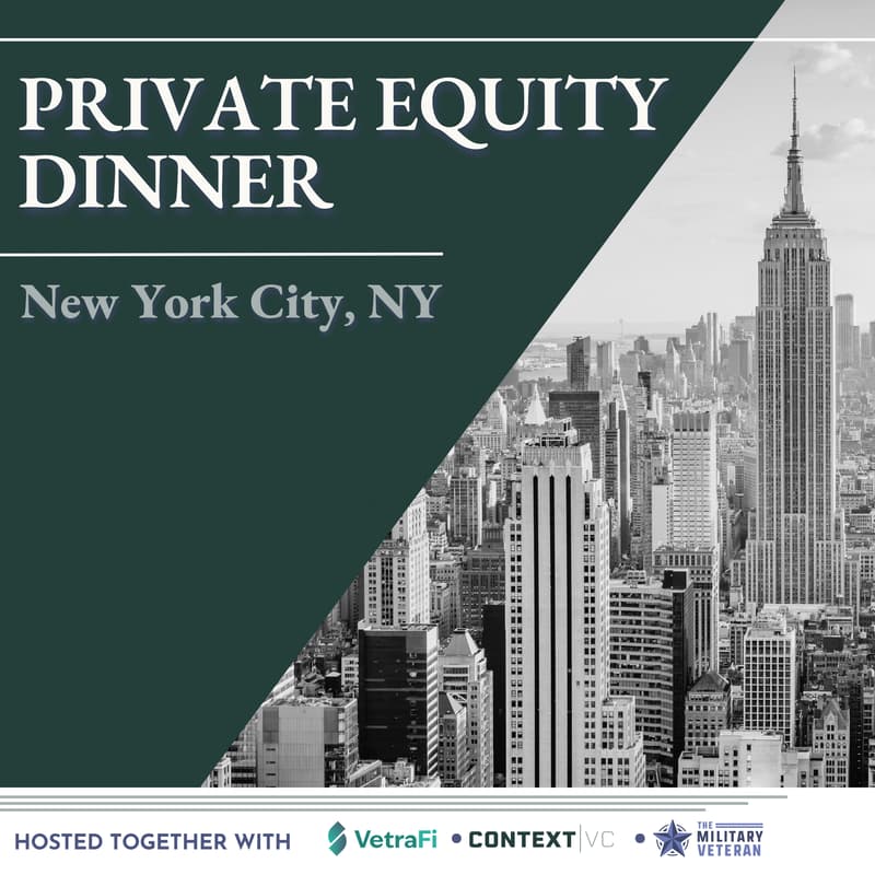 Cover Image for The Military Veteran & Civilian Allies PE Dinner