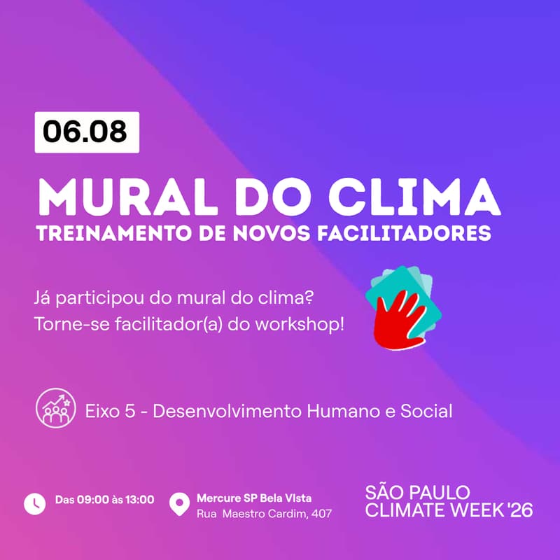 Cover Image for Mural do Clima - Treinamento de novos facilitadores - SP CLimate Week