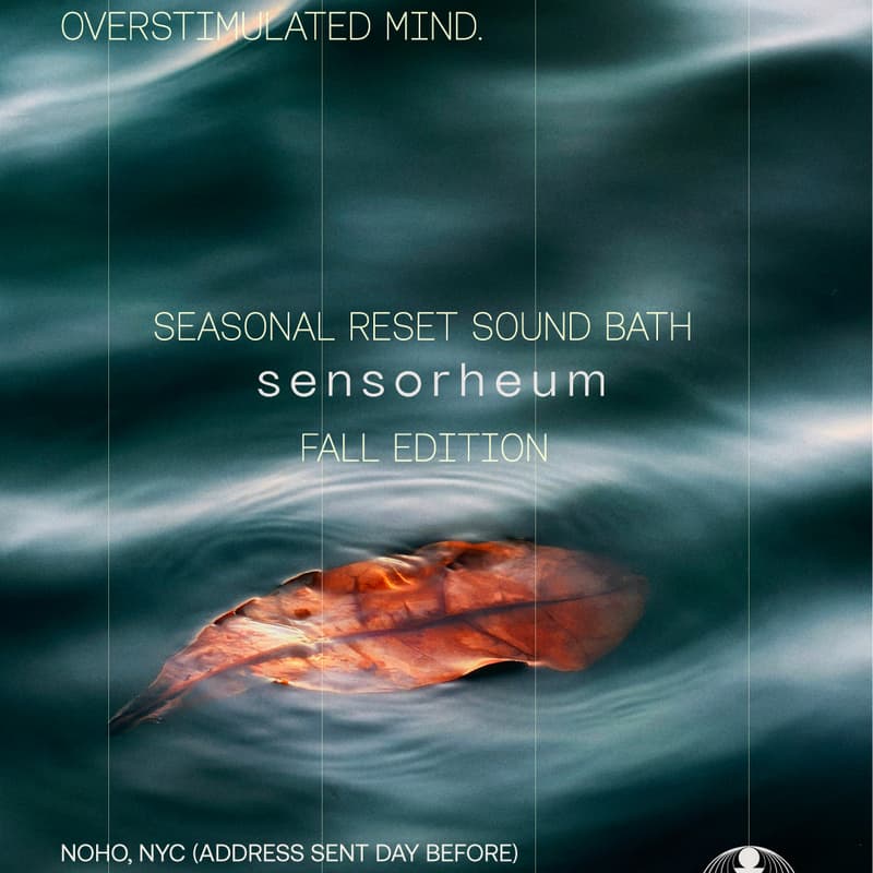 Cover Image for Seasonal Reset Sound Bath [Fall Edition] || Sliding Scale