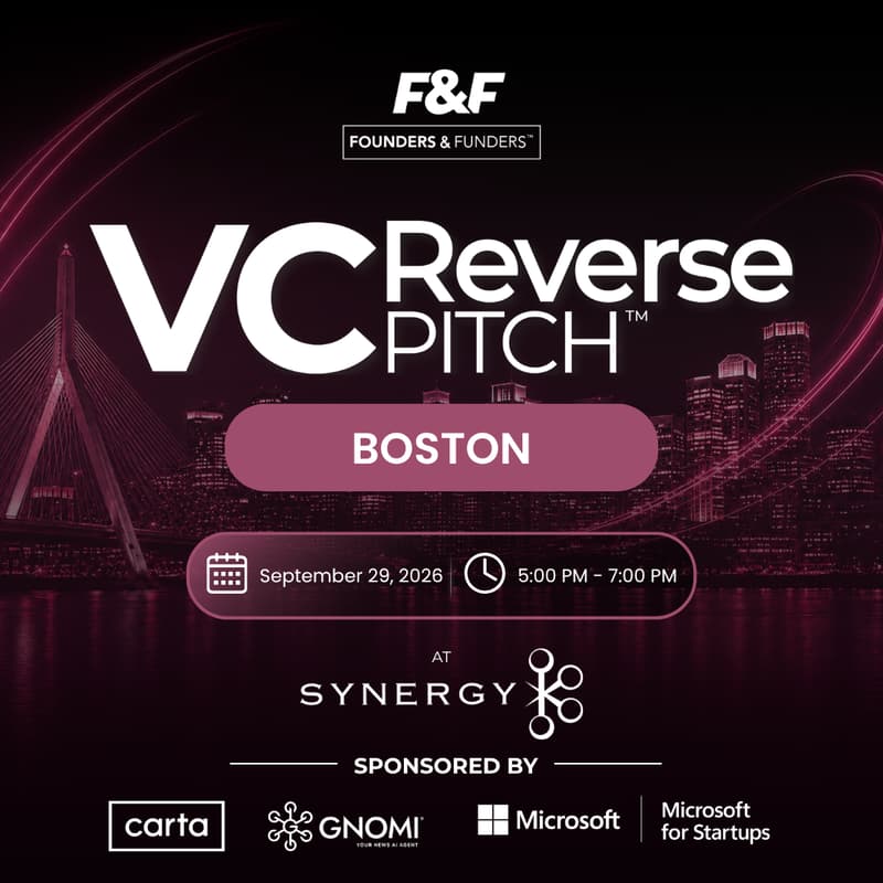 Cover Image for Founders & Funders: BOS VC Reverse Pitch