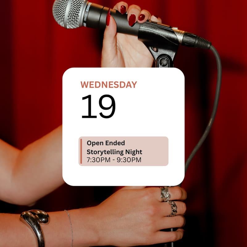 Cover Image for Open Ended: A Storytelling Night