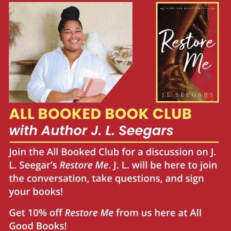 Cover Image for All Booked Club With Author J.L. Seegars