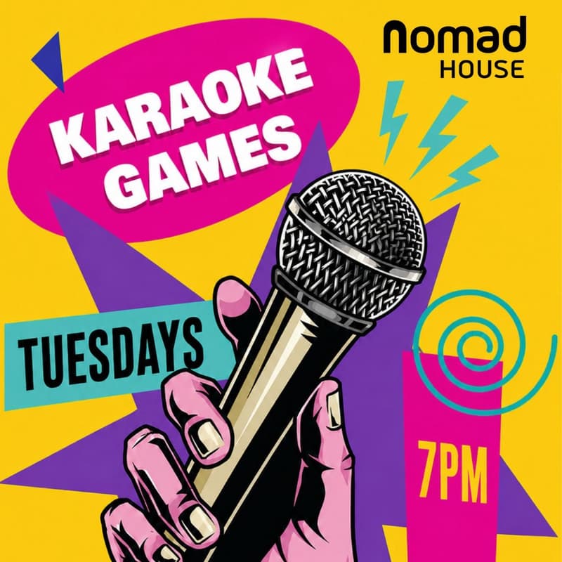 Cover Image for Karaoke Games @NOMAD HOUSE