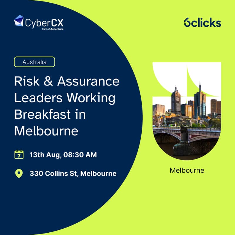Cover Image for Bring the problem. Watch intelligent GRC run it, in person - Melbourne