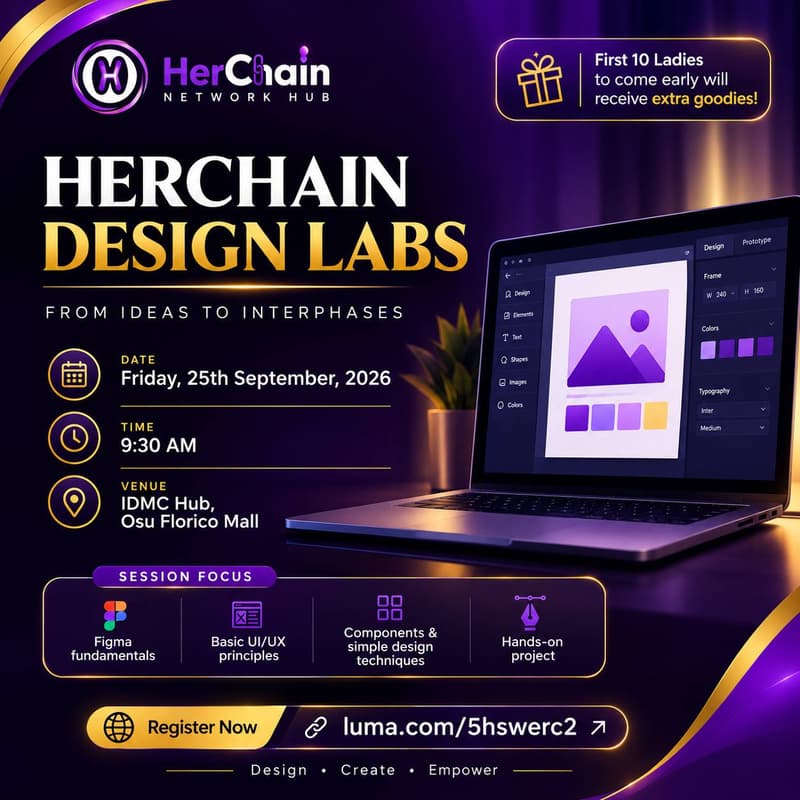 Cover Image for HerChain Design Lab (From Ideas to Interfaces )