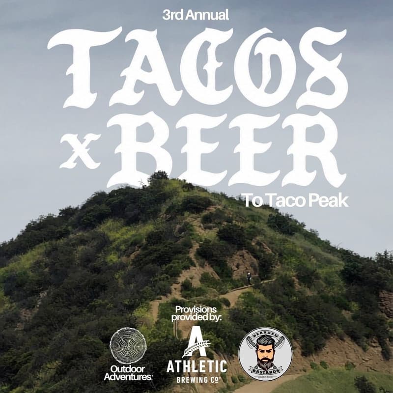 Cover Image for 3rd Annual Tacos X Beer Hike to Taco Peak