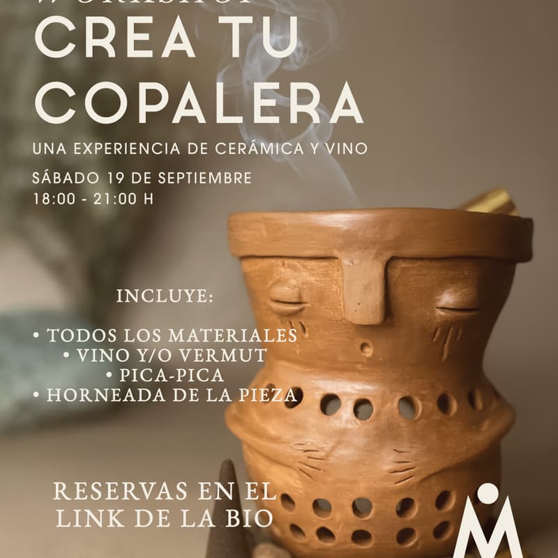 Cover Image for Experiencia de Cerámica & Vino | Copalera Ritual