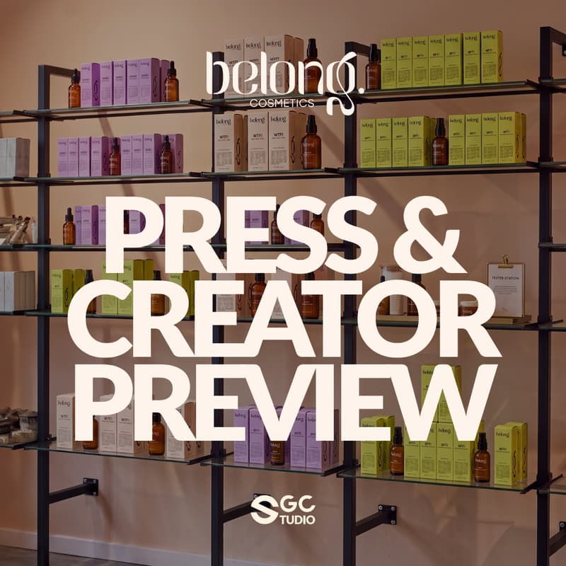 Cover Image for belong. cosmetics Pop-up: Press & Creator Preview