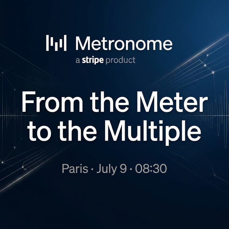 Cover Image for From the Meter to the Multiple — a private breakfast hosted by Stripe