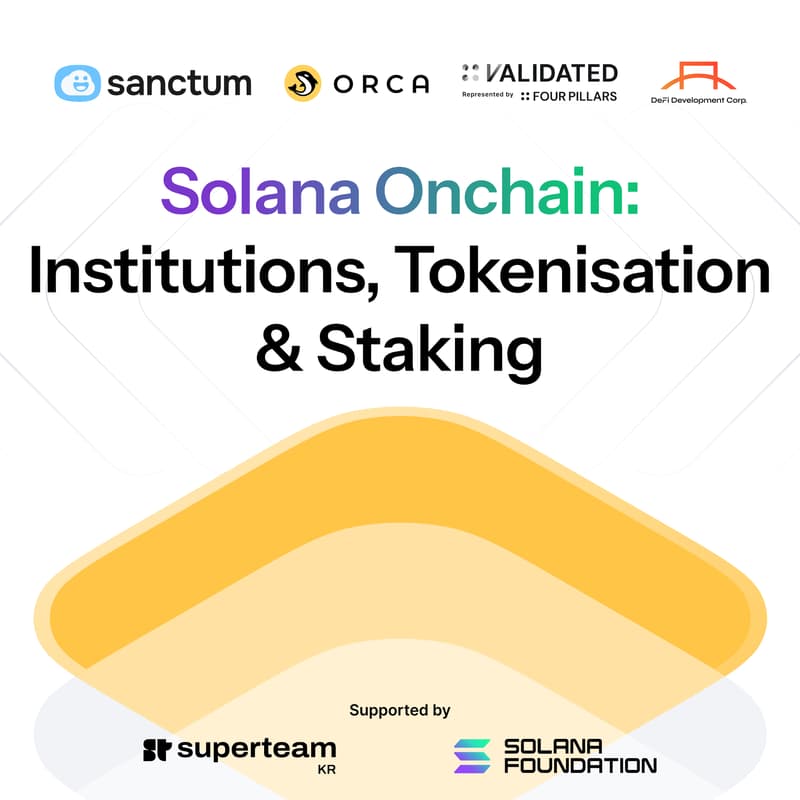 Cover Image for Solana Onchain: Institutions, Tokenisation & Staking