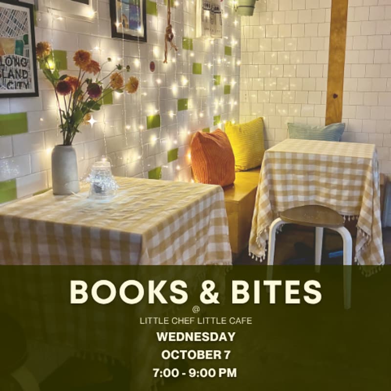 Cover Image for Books & Bites @ Little Chef Little Cafe