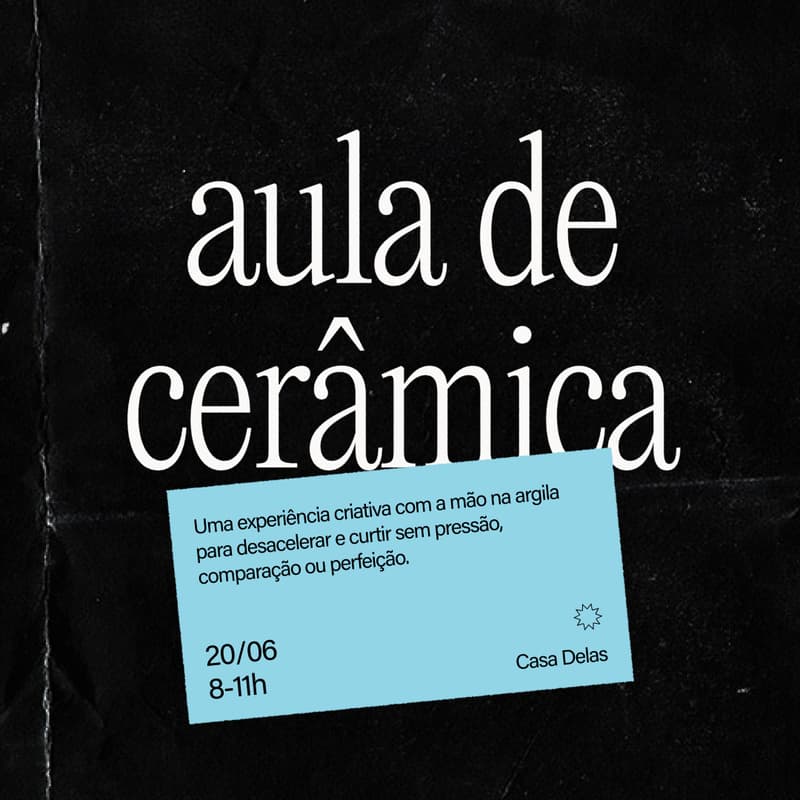 Cover Image for Aula de cerâmica
