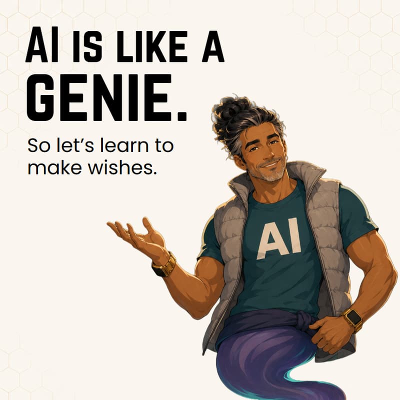 Cover Image for Genie Gatherings (an AI literacy initiative)