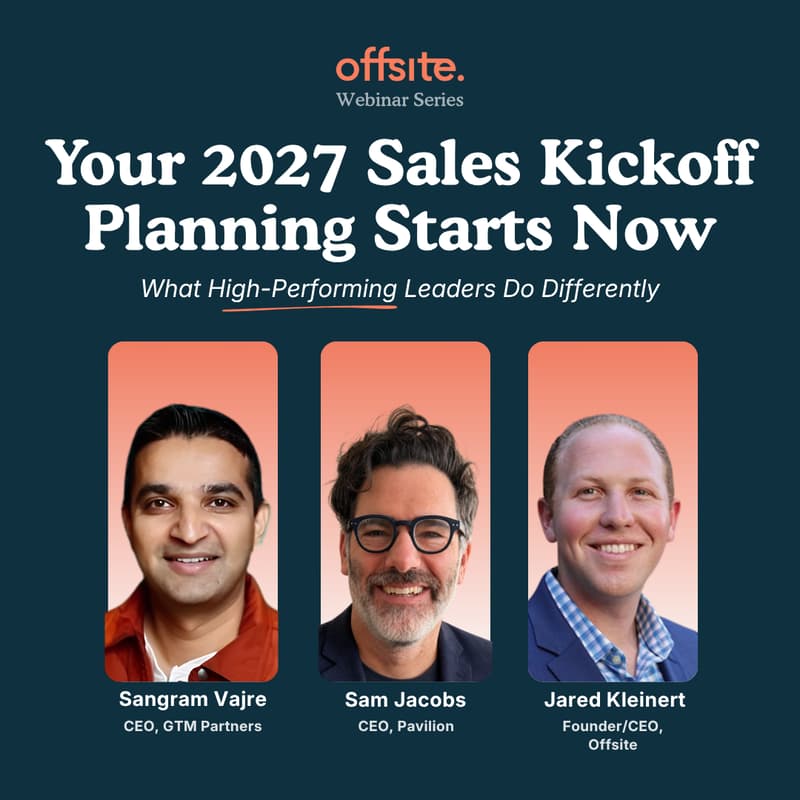 Cover Image for Webinar | Your 2027 Sales Kickoff Planning Starts Now