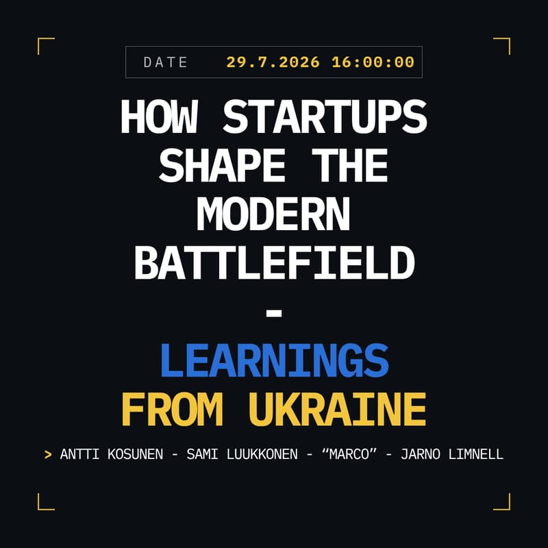 Cover Image for How startups shape the modern battlefield - Learnings from Ukraine