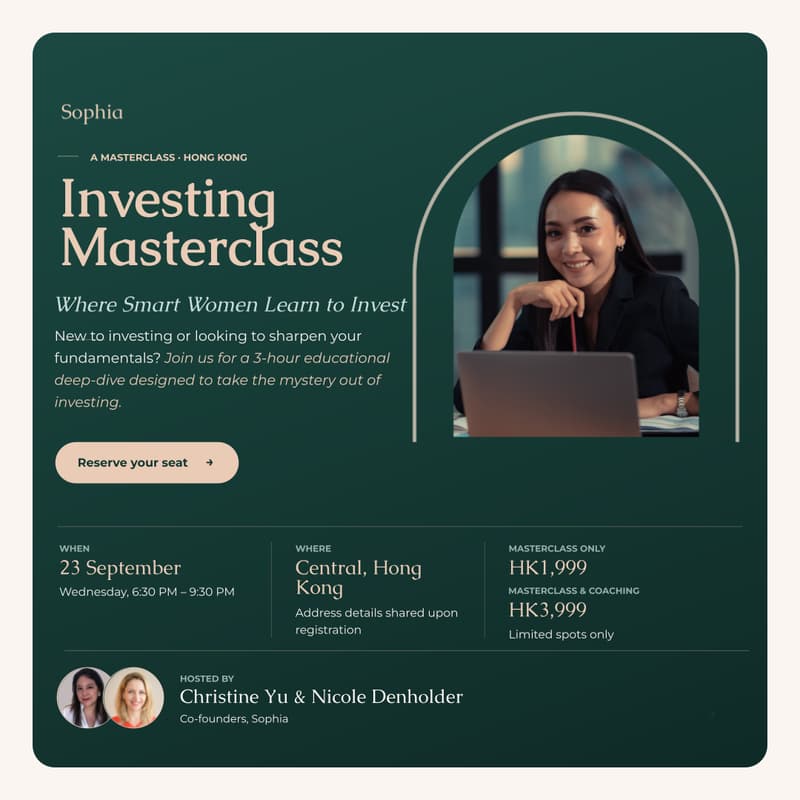 Cover Image for Investing Masterclass by Sophia