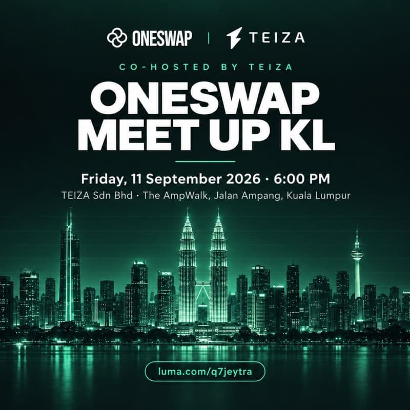 Cover Image for OneSwap Meetup KL