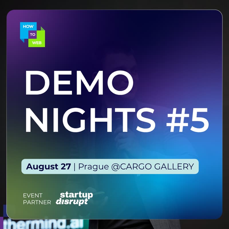 Cover Image for DEMO NIGHTS by How to Web #5 [Prague Edition] on the Investment Boat