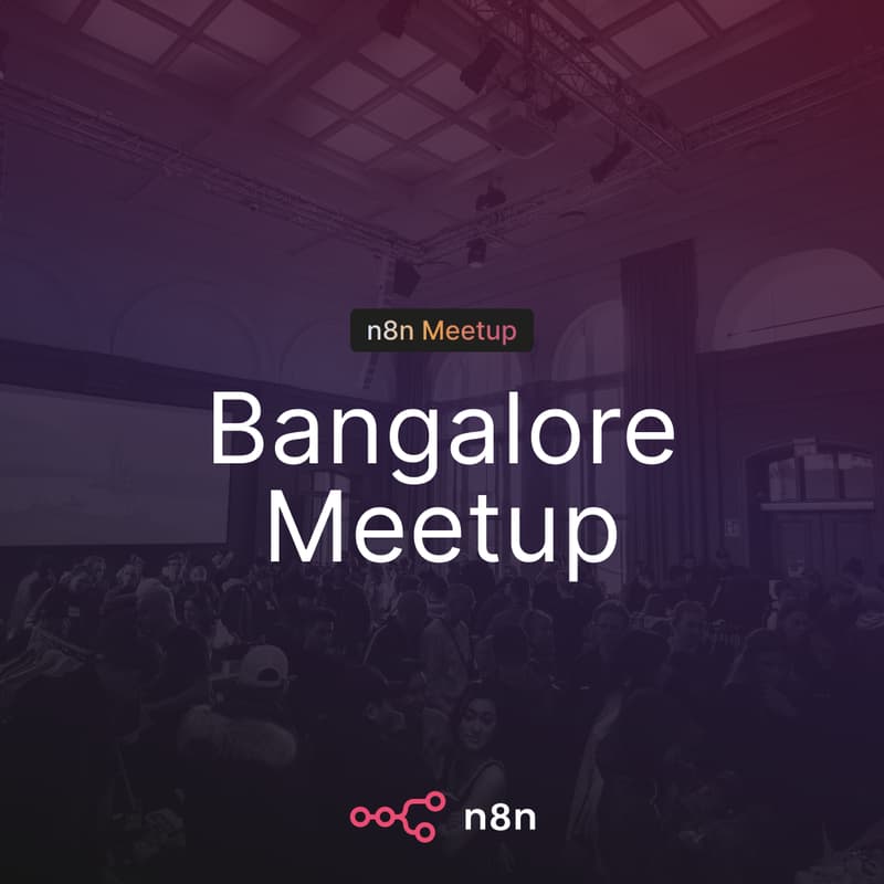 Cover Image for n8n Bangalore: Founders & Builders Mixer