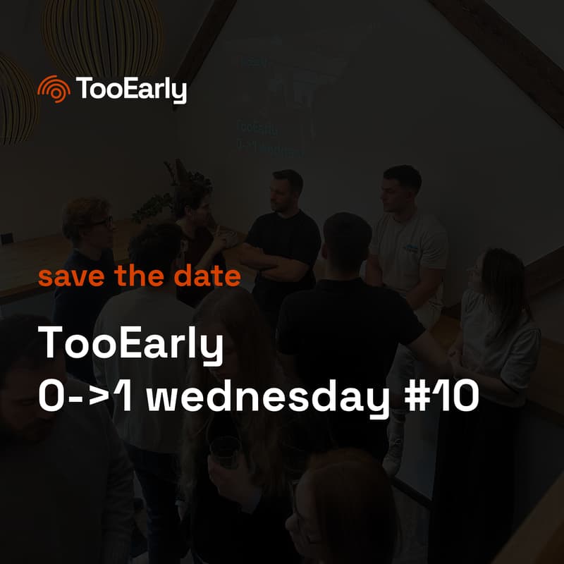 Cover Image for 0->1 wednesday #10 | save the date
