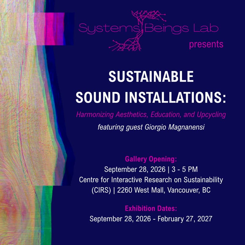 Cover Image for Sustainable Sound Installations — Opening